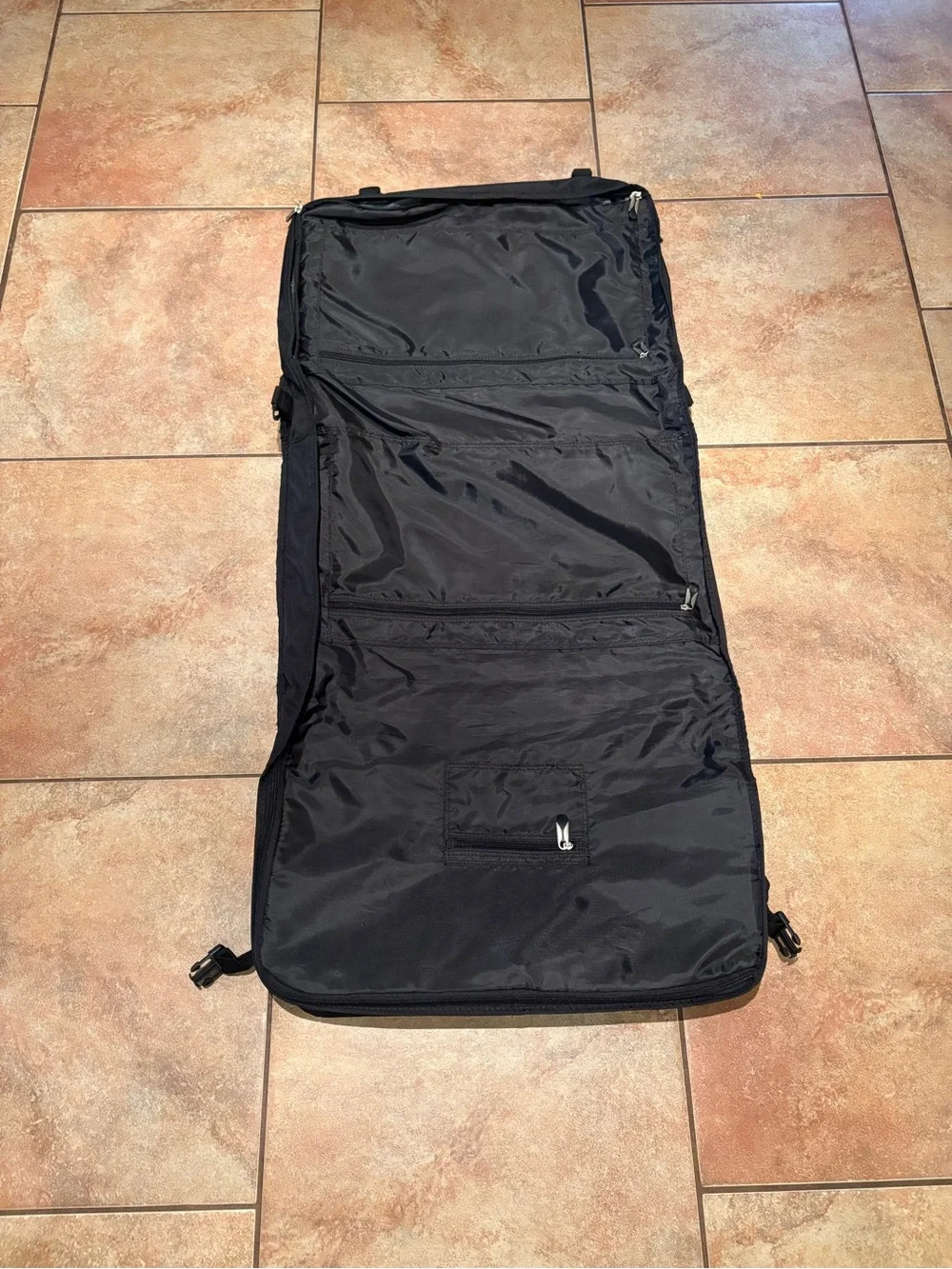 Vintage American Tourister Black Hanging Garment Bag